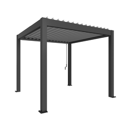 Pergola dunkelgrau_Lam-silber