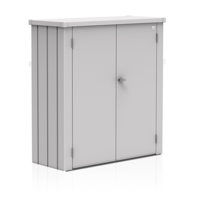 Biohort Terrassenschrank Romeo®, Größe Romeo: Größe M, Biohort Farbton: silber-metallic