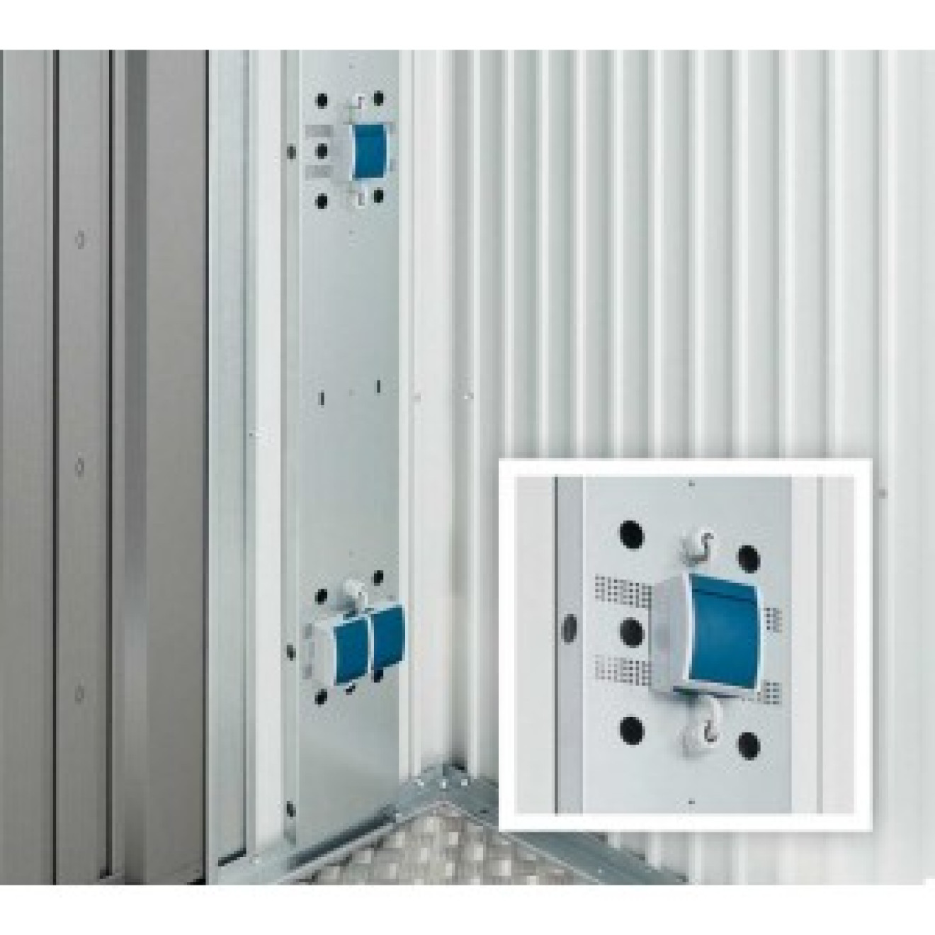 Elektro-Montagepanel für Gerätehaus Europa und Geräteschrank