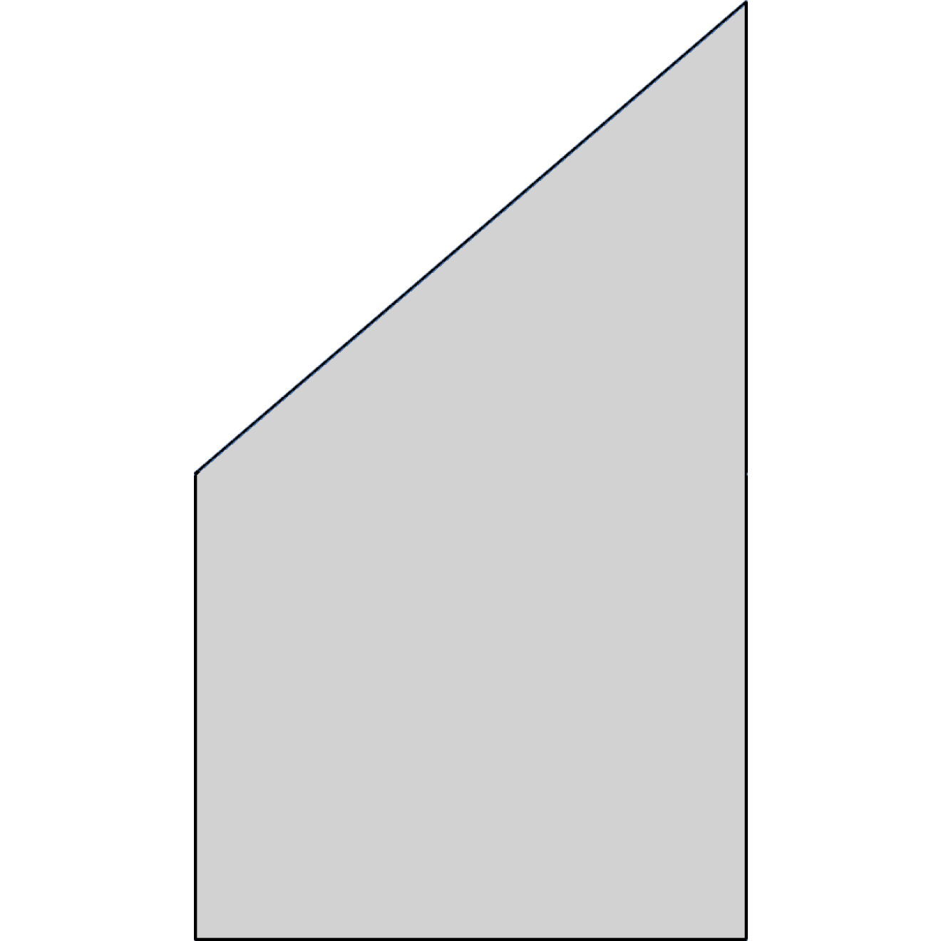 Rude Systemglas Ecke links