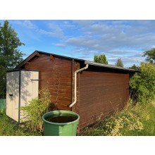 Gartenhaus Rückansicht