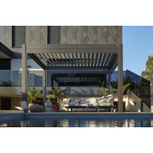 Pergola 4 x 3 dunkelgrau-metallic