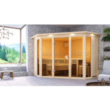 Sauna Alcinda mit Dachkranz