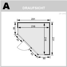 Maße ohne Dachkranz