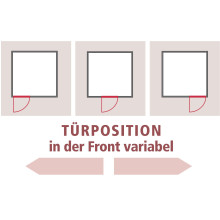 Türposition variabel