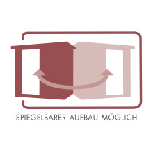 kann spiegelverkehrt montiert werden
