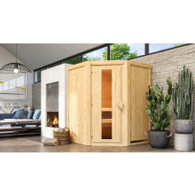 Elementsauna Nanja ohne Dachkranz