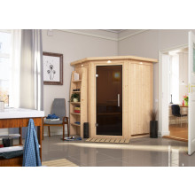 Elementsauna Nanja mit Dachkranz