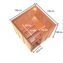 Maße Saunakabine Oulu