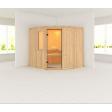 Sauna Simara1 mit zusätzlichem Fenster 43*102 cm (B*H)