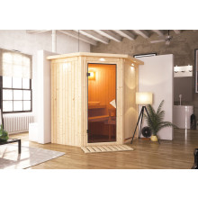Elementsauna Tonja mit Dachkranz