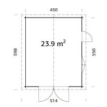 Roger 23.9 Holztor Grundriss