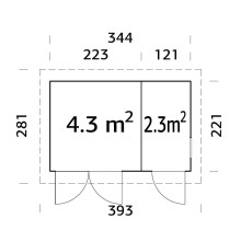 Kalle 6.6 Grundriss