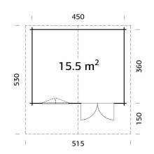 Sally 15.5 Grundriss