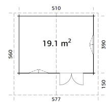 Sally 19.1 Grundriss