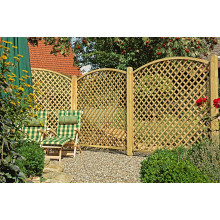 Bogen-Rankzaun-Serie grün 6 x 6 cm 180 x 180/160 cm Rahmen 45/45 mm