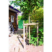 Baumpfahl grün 6 x 100 cm gefräst, gefast, gespitzt