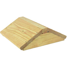 AALBORG-Serie, Lärche Vogelhaus 2-teilig, BxTxH: 24 x 24 x 6 cm + 24 x 25 x 8 cm