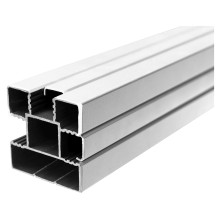Aluminium-Pfosten silber 68x68x2400 mm