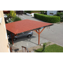 verlegt auf Carport