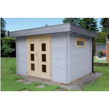 Gartenhaus mit Doppeltür und Fenster 300 cm breit