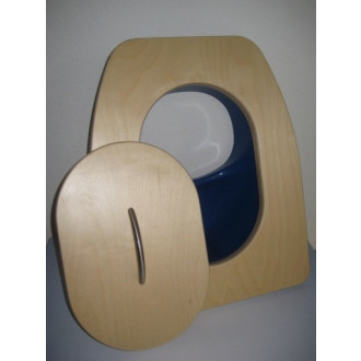 Selbstbausatz Privy 500 Separett Trocken Trenn Toilette Kompostkloaufsatz Blau 